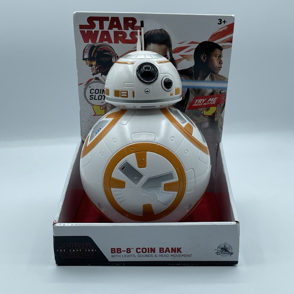 Disney Parks Star Wars The Last Jedi BB-8 Coin Bank